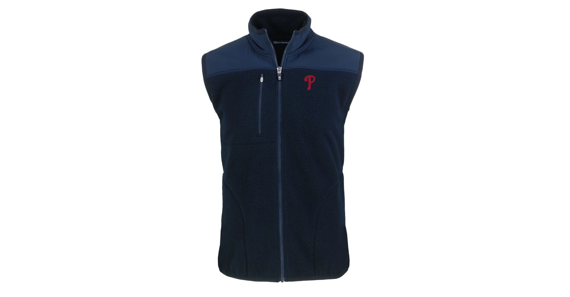 MLB Philadelphia Phillies Cascade Eco Sherpa Fleece Full-Zip Vest