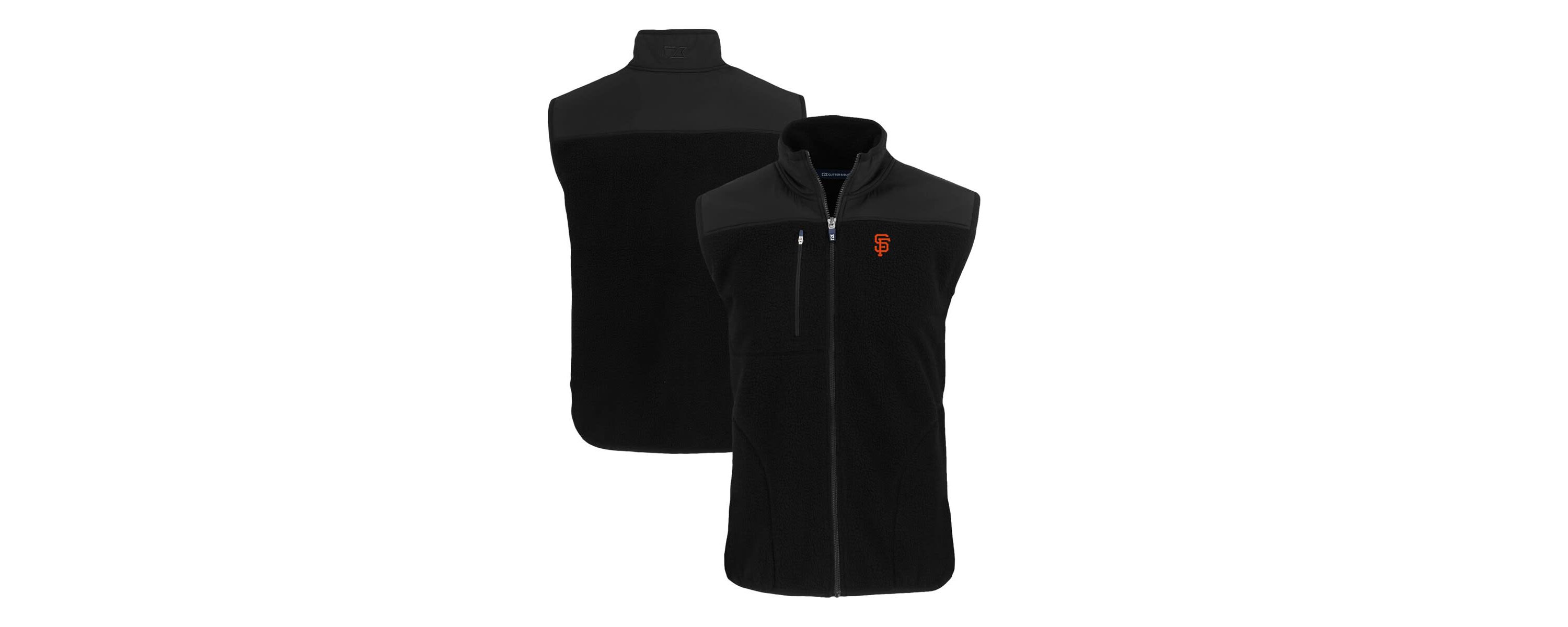 MLB San Francisco Giants Cascade Eco Sherpa Fleece Full-Zip Vest