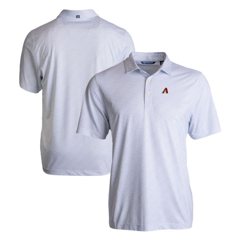 MLB Arizona Diamondbacks Pike Eco Pebble Print Stretch Recycled Polo