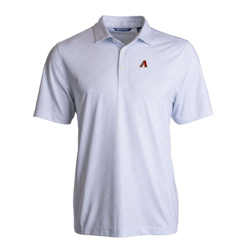 MLB Arizona Diamondbacks Pike Eco Pebble Print Stretch Recycled Polo