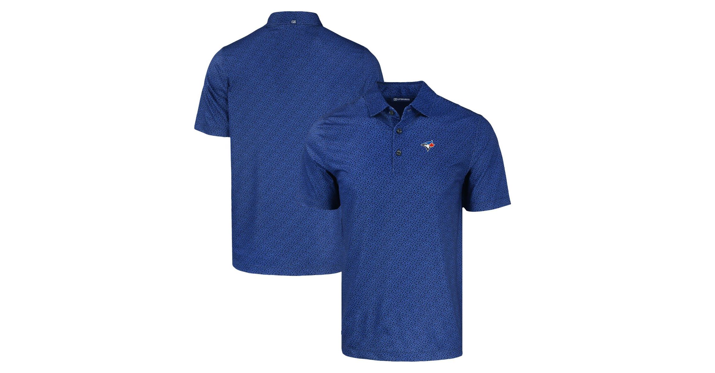 Toronto Blue Jays MLB Toronto Jays Pike Eco Pebble Print Stretch Recycled Polo