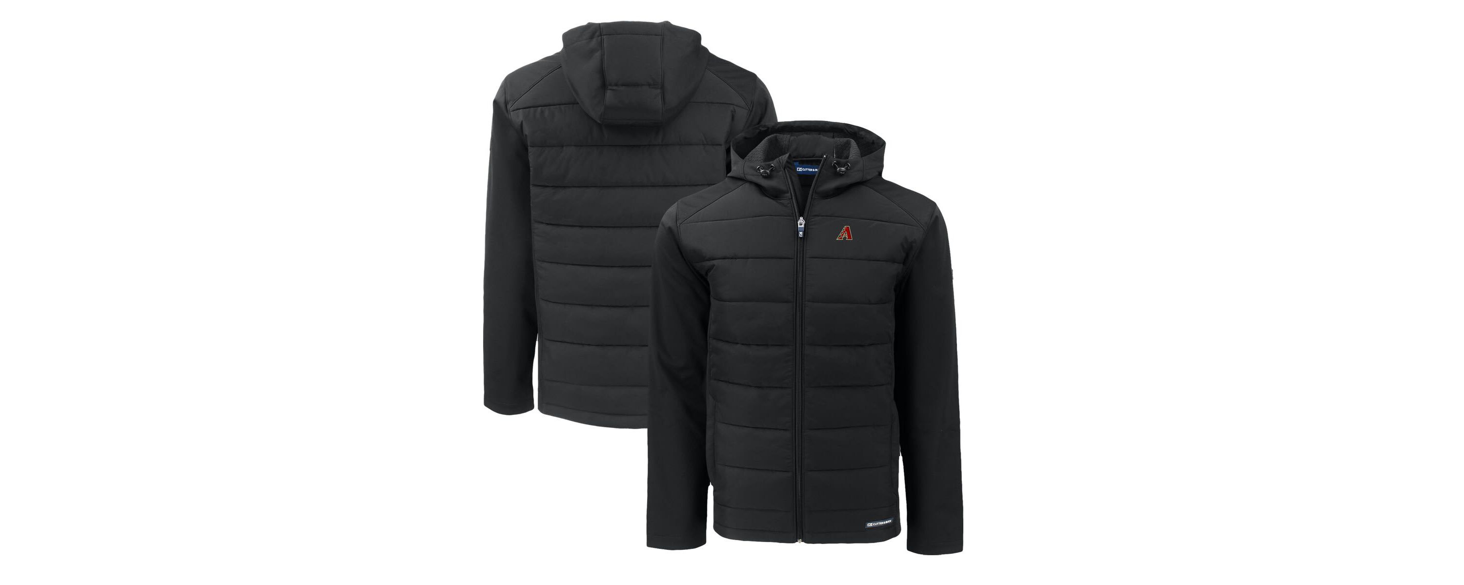 MLB Arizona Diamondbacks Evoke Hybrid Eco Softshell Recycled Full-Zip Hoodie
