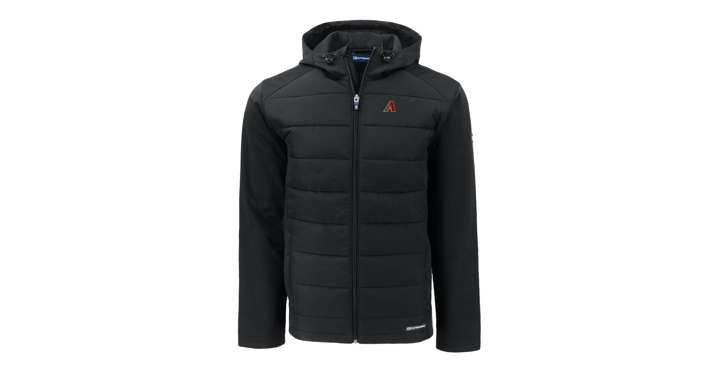 MLB Arizona Diamondbacks Evoke Hybrid Eco Softshell Recycled Full-Zip Hoodie