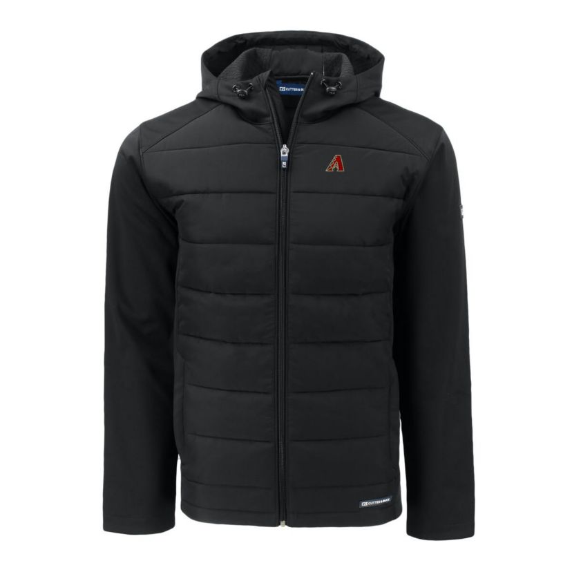 MLB Arizona Diamondbacks Evoke Hybrid Eco Softshell Recycled Full-Zip Hoodie