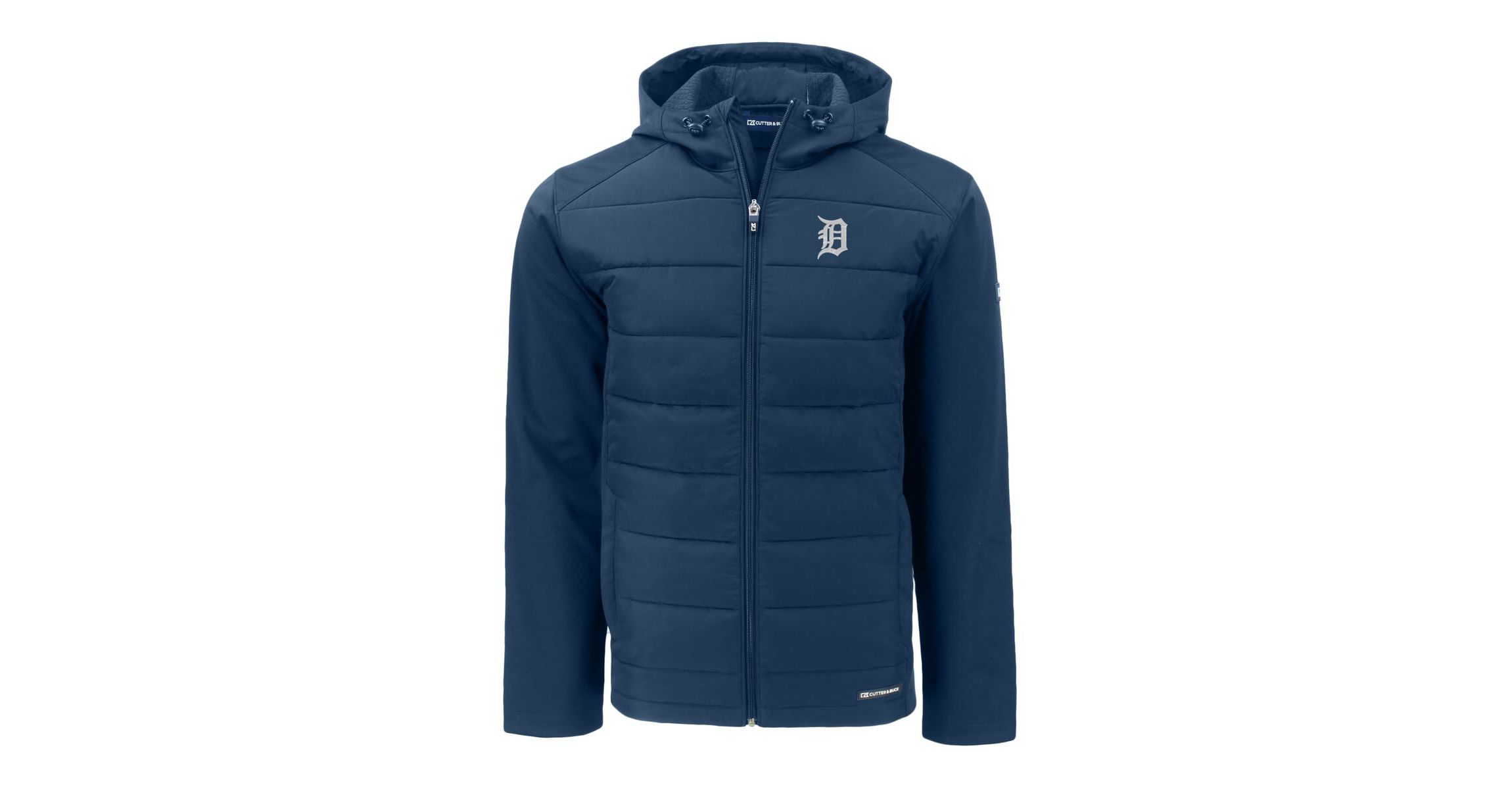 MLB Detroit Tigers Evoke Hybrid Eco Softshell Recycled Full-Zip Hoodie