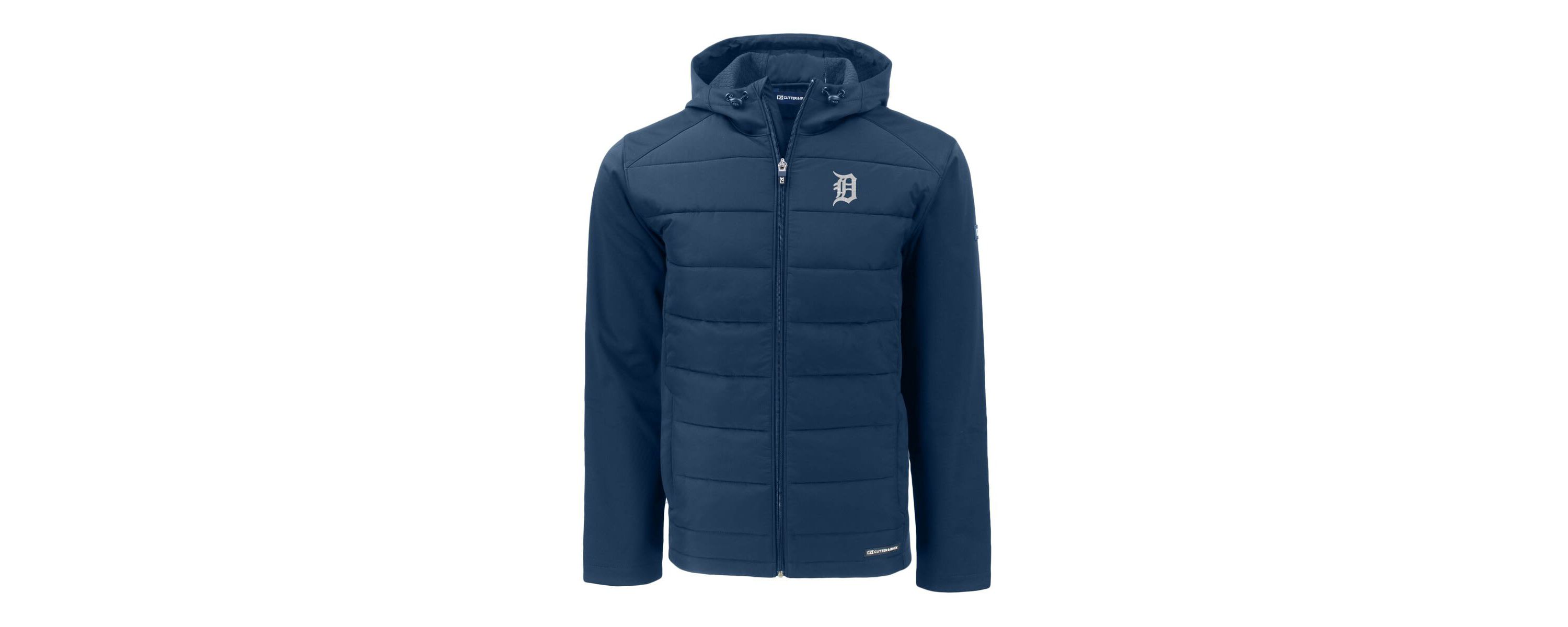 MLB Detroit Tigers Evoke Hybrid Eco Softshell Recycled Full-Zip Hoodie