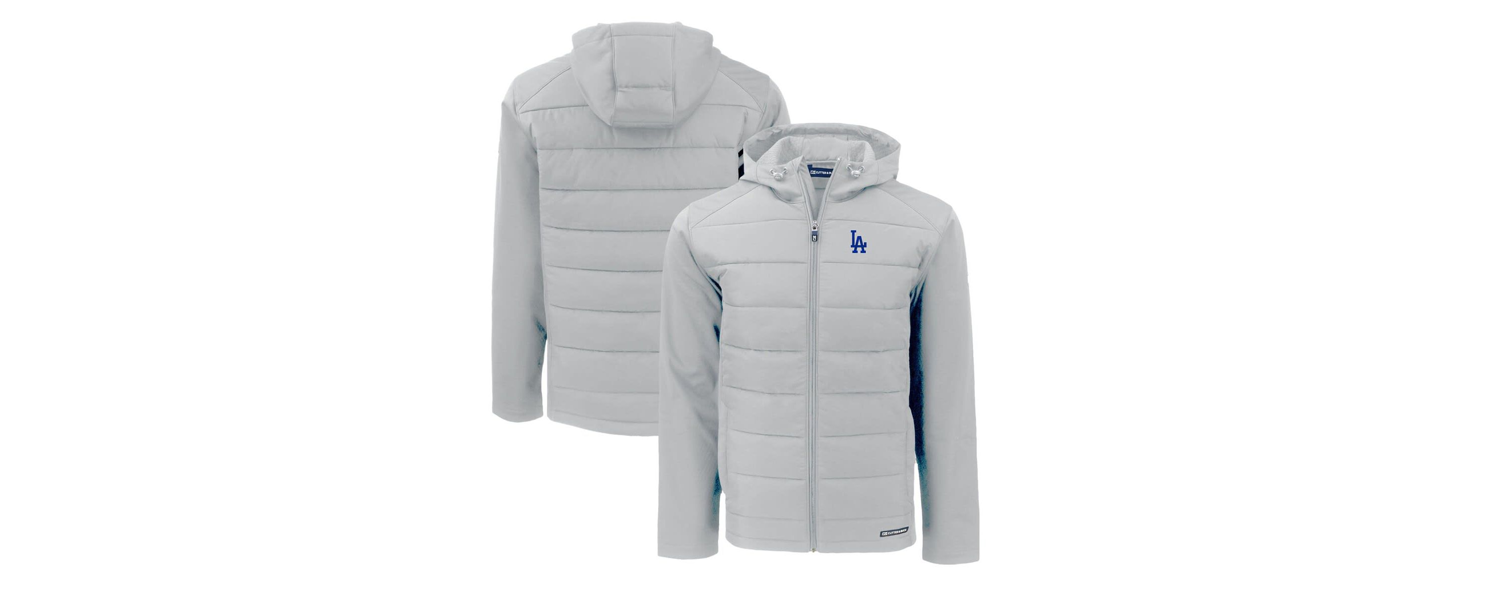 MLB Los Angeles Dodgers Evoke Hybrid Eco Softshell Recycled Full-Zip Hoodie