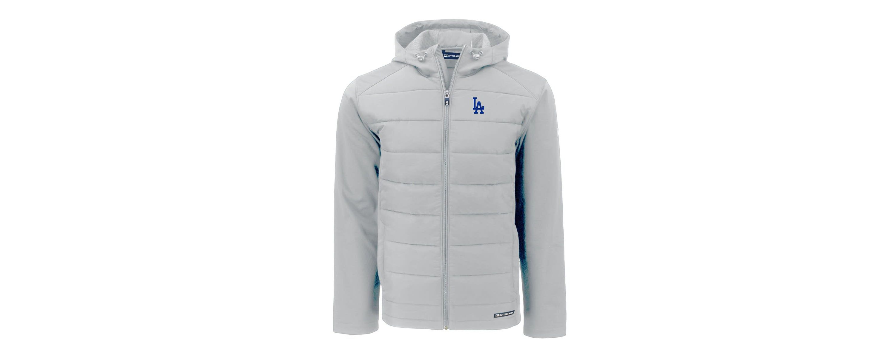 MLB Los Angeles Dodgers Evoke Hybrid Eco Softshell Recycled Full-Zip Hoodie