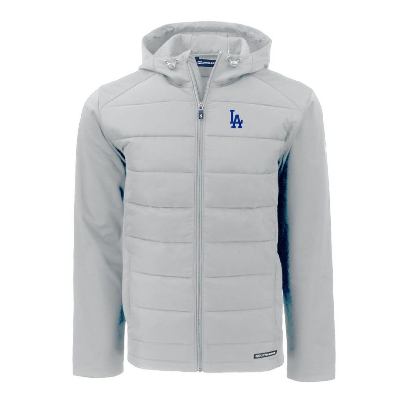 MLB Los Angeles Dodgers Evoke Hybrid Eco Softshell Recycled Full-Zip Hoodie