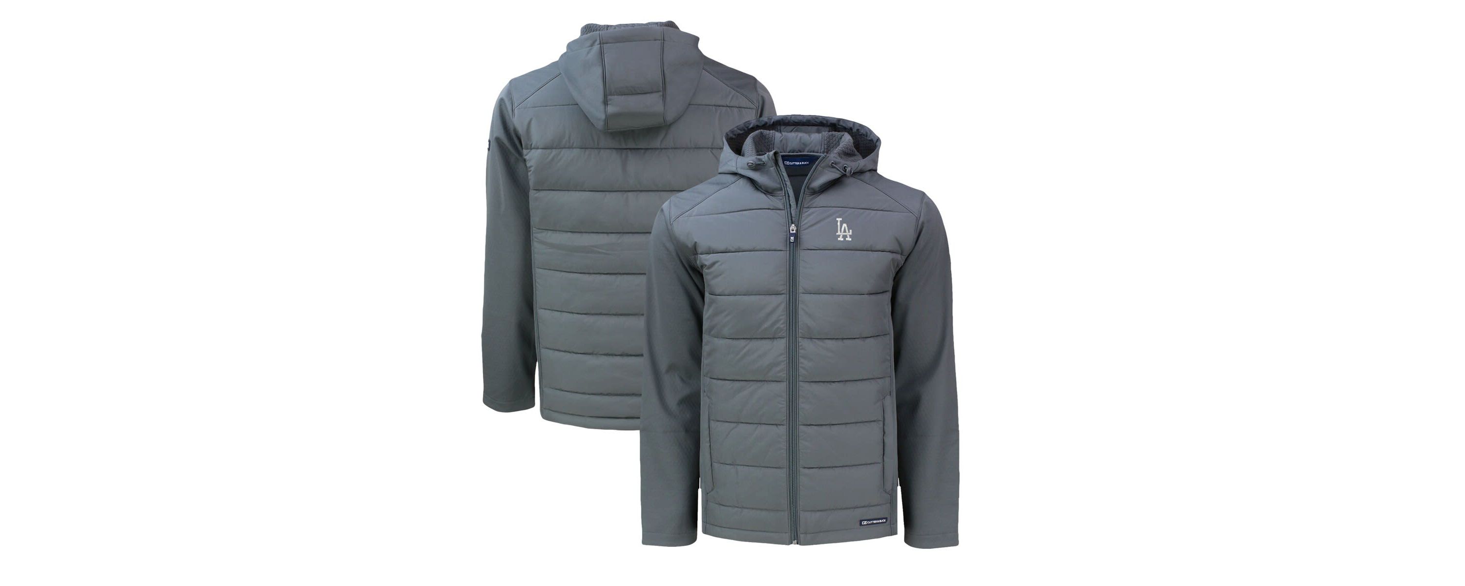 MLB Los Angeles Dodgers Evoke Hybrid Eco Softshell Recycled Full-Zip Hoodie