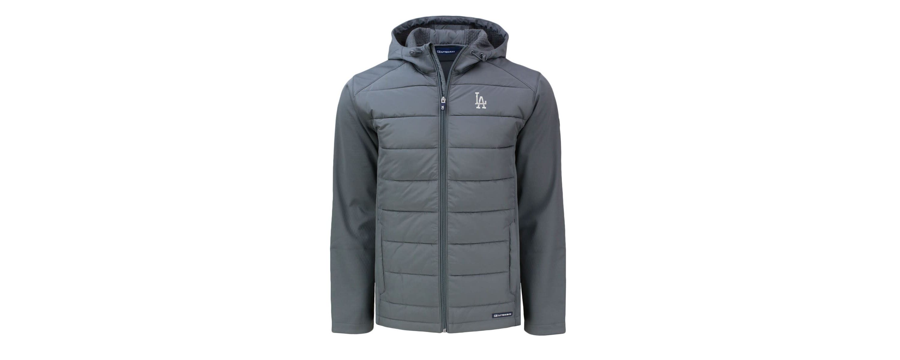 MLB Los Angeles Dodgers Evoke Hybrid Eco Softshell Recycled Full-Zip Hoodie