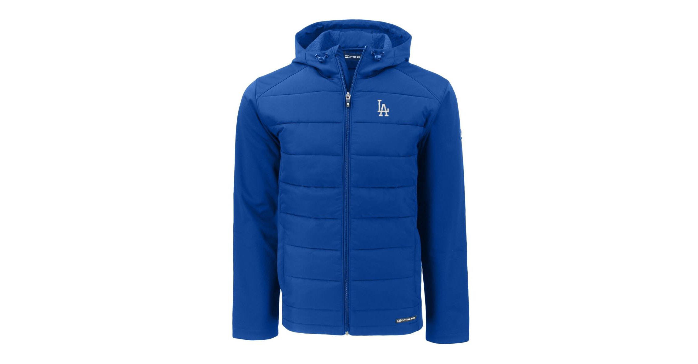 MLB Los Angeles Dodgers Evoke Hybrid Eco Softshell Recycled Full-Zip Hoodie