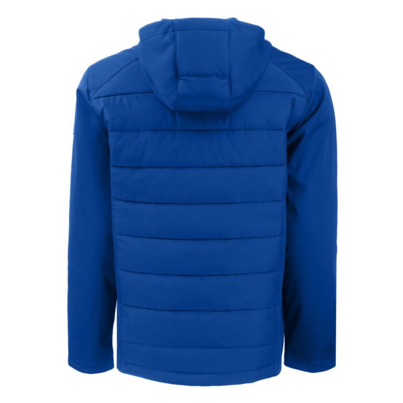 MLB New York Mets Evoke Hybrid Eco Softshell Recycled Full-Zip Hoodie