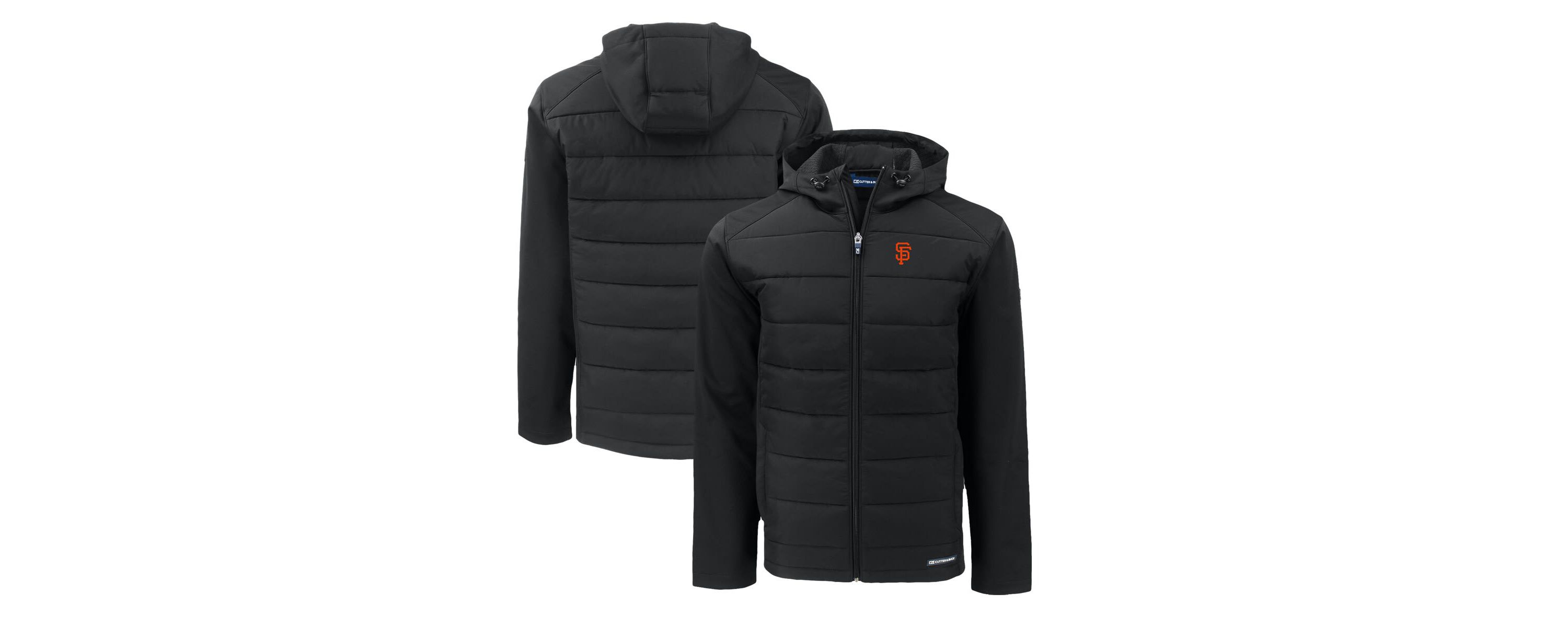 MLB San Francisco Giants Evoke Hybrid Eco Softshell Recycled Full-Zip Hoodie
