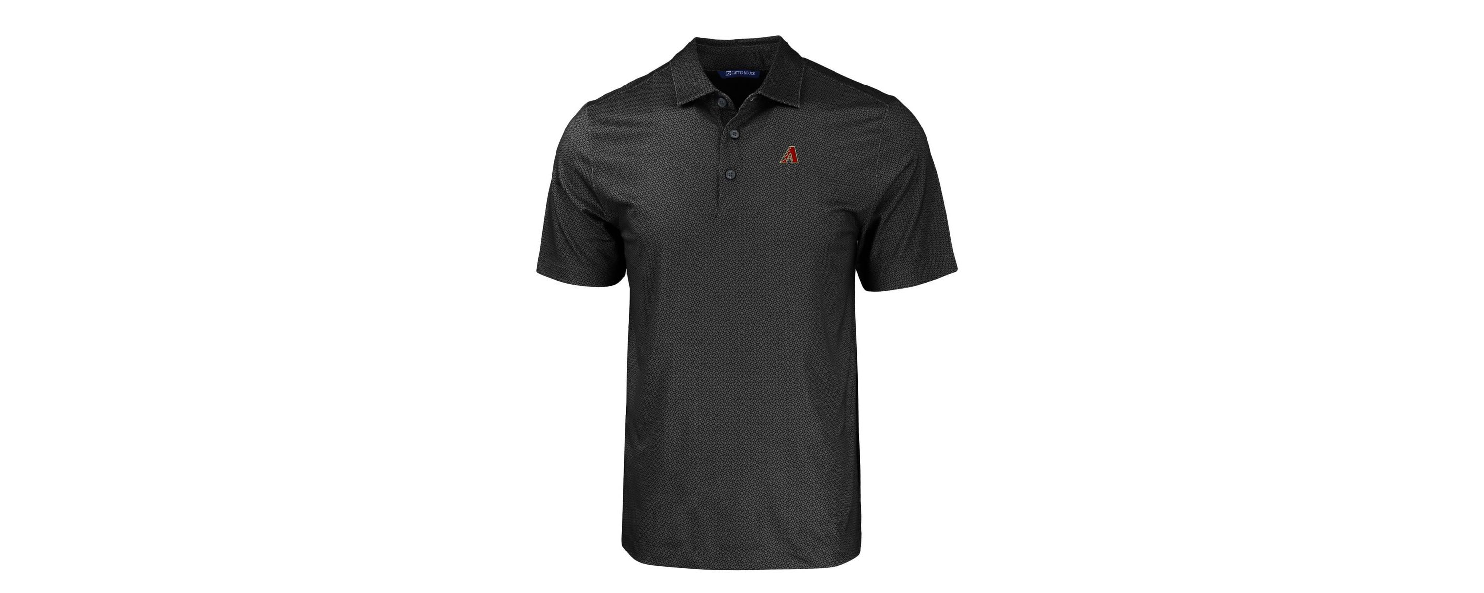 MLB Arizona Diamondbacks Pike Eco Tonal Geo Print Stretch Recycled Polo