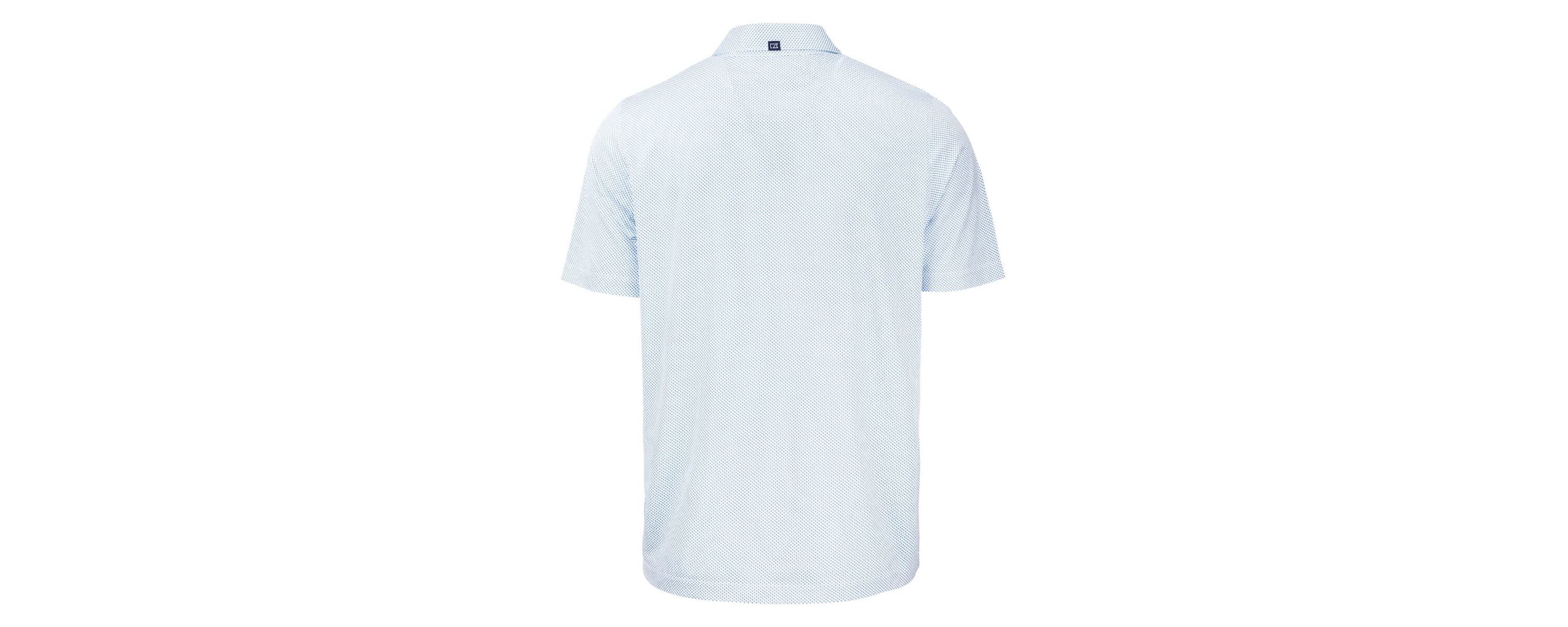 MLB Light Atlanta Braves Pike Eco Symmetry Print Stretch Recycled Polo