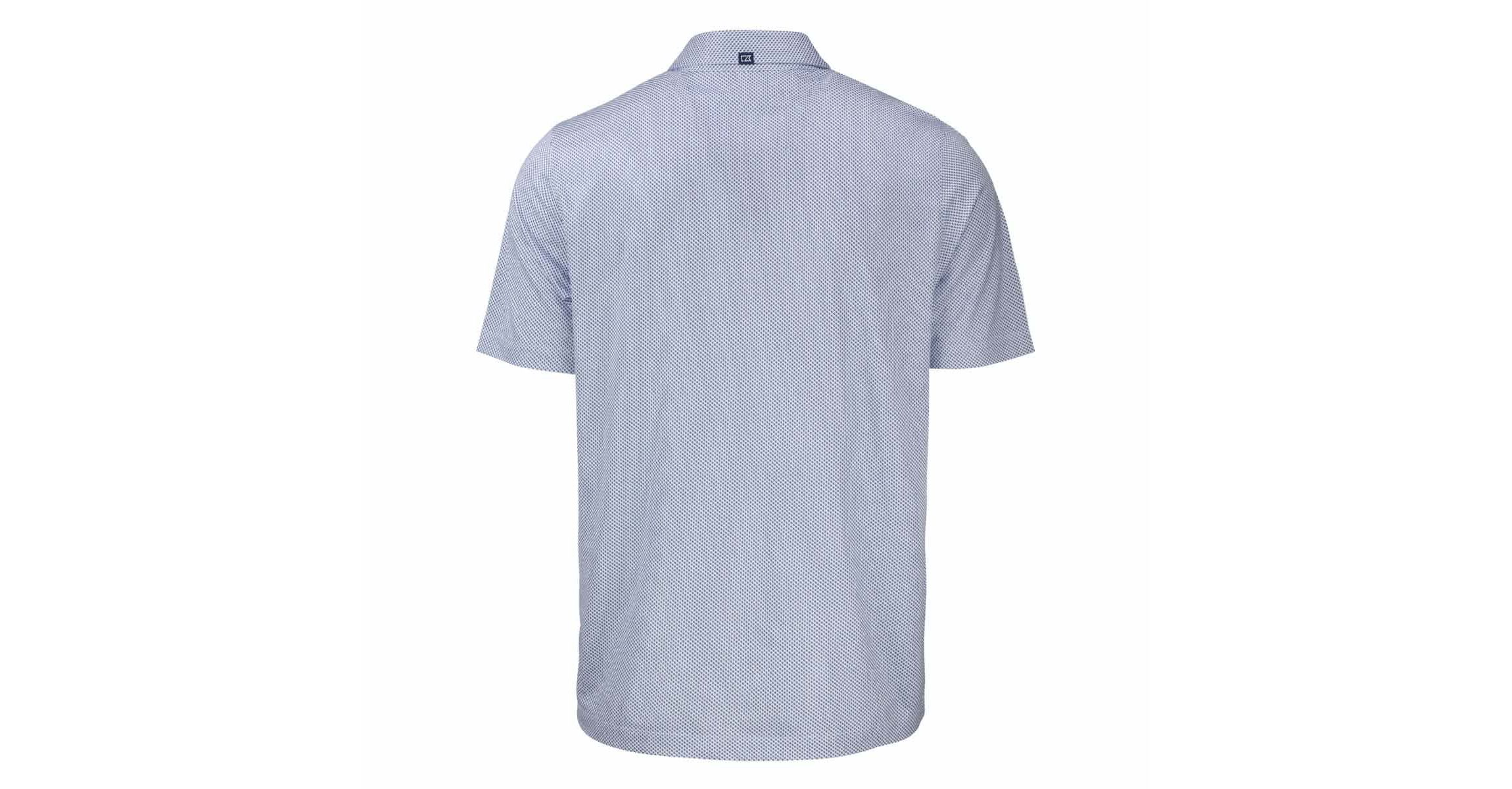 MLB Atlanta Braves Pike Eco Symmetry Print Stretch Recycled Polo