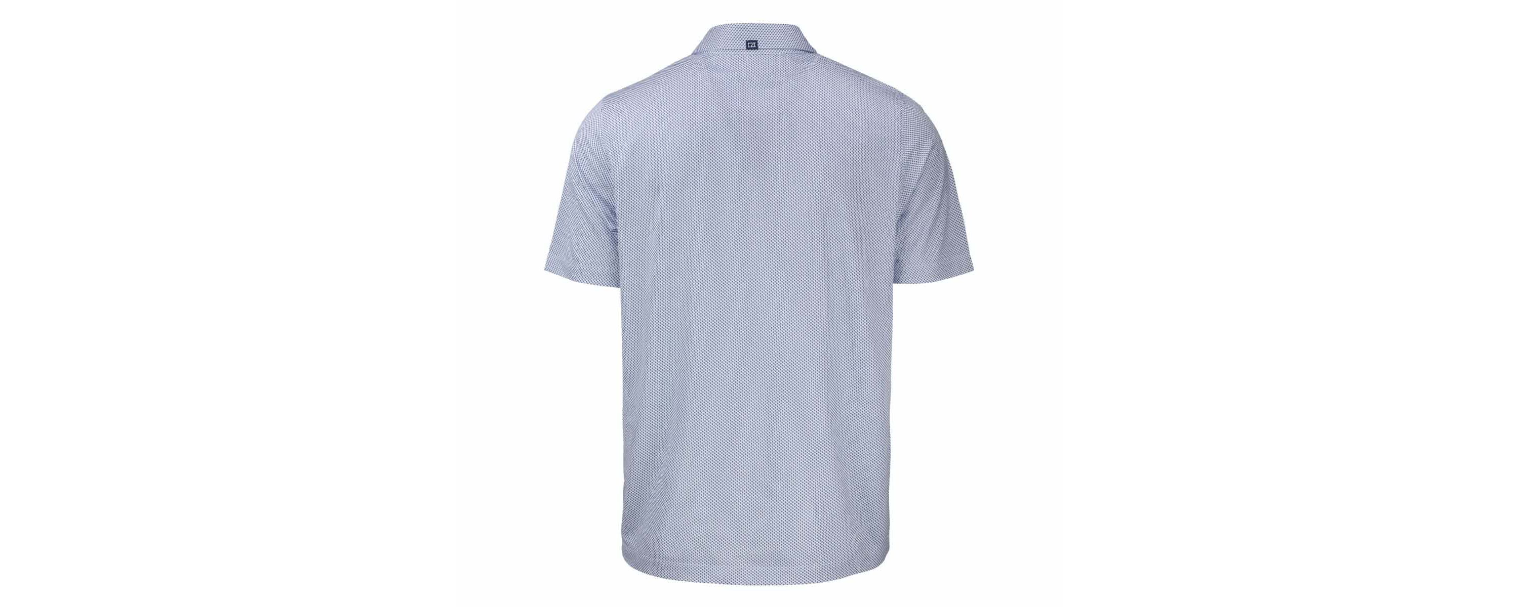 MLB Atlanta Braves Pike Eco Symmetry Print Stretch Recycled Polo