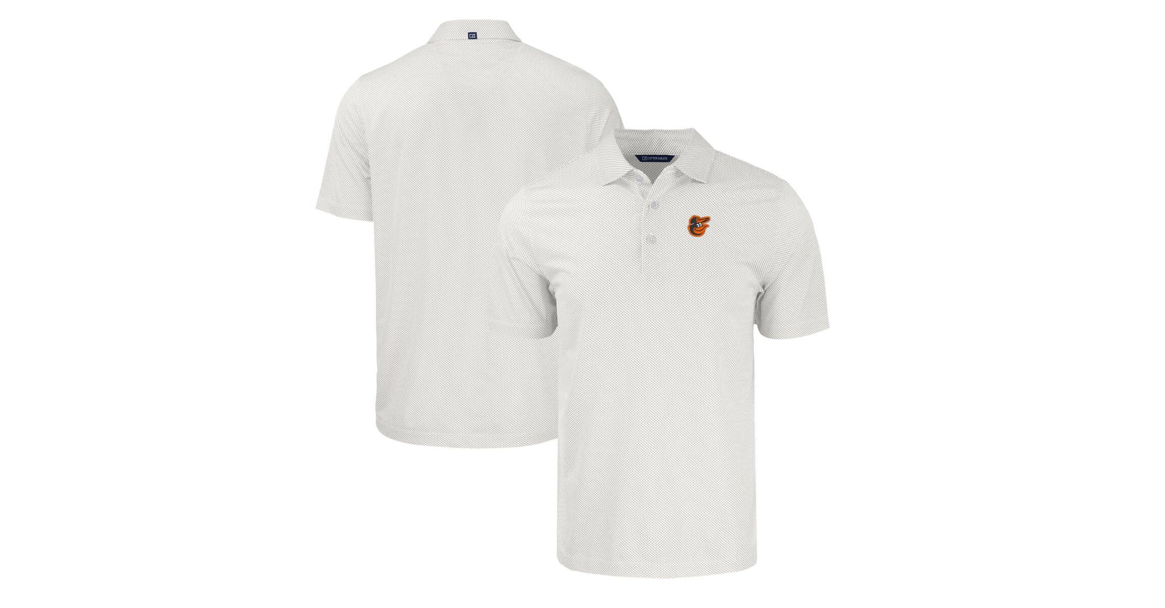 MLB Baltimore Orioles Pike Eco Symmetry Print Stretch Recycled Polo