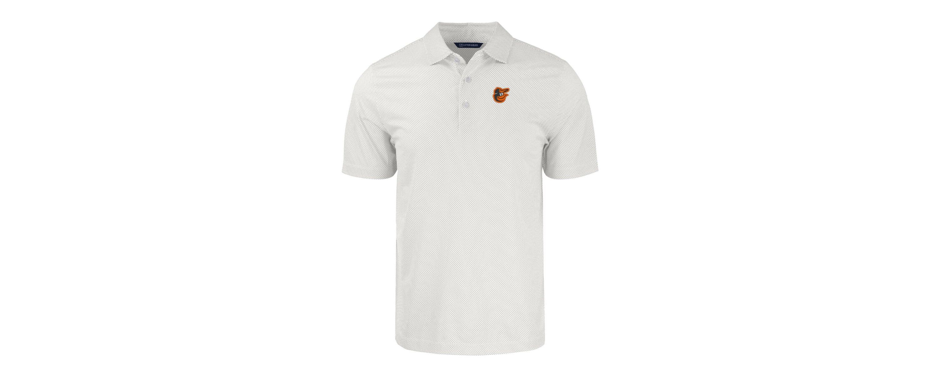 MLB Baltimore Orioles Pike Eco Symmetry Print Stretch Recycled Polo