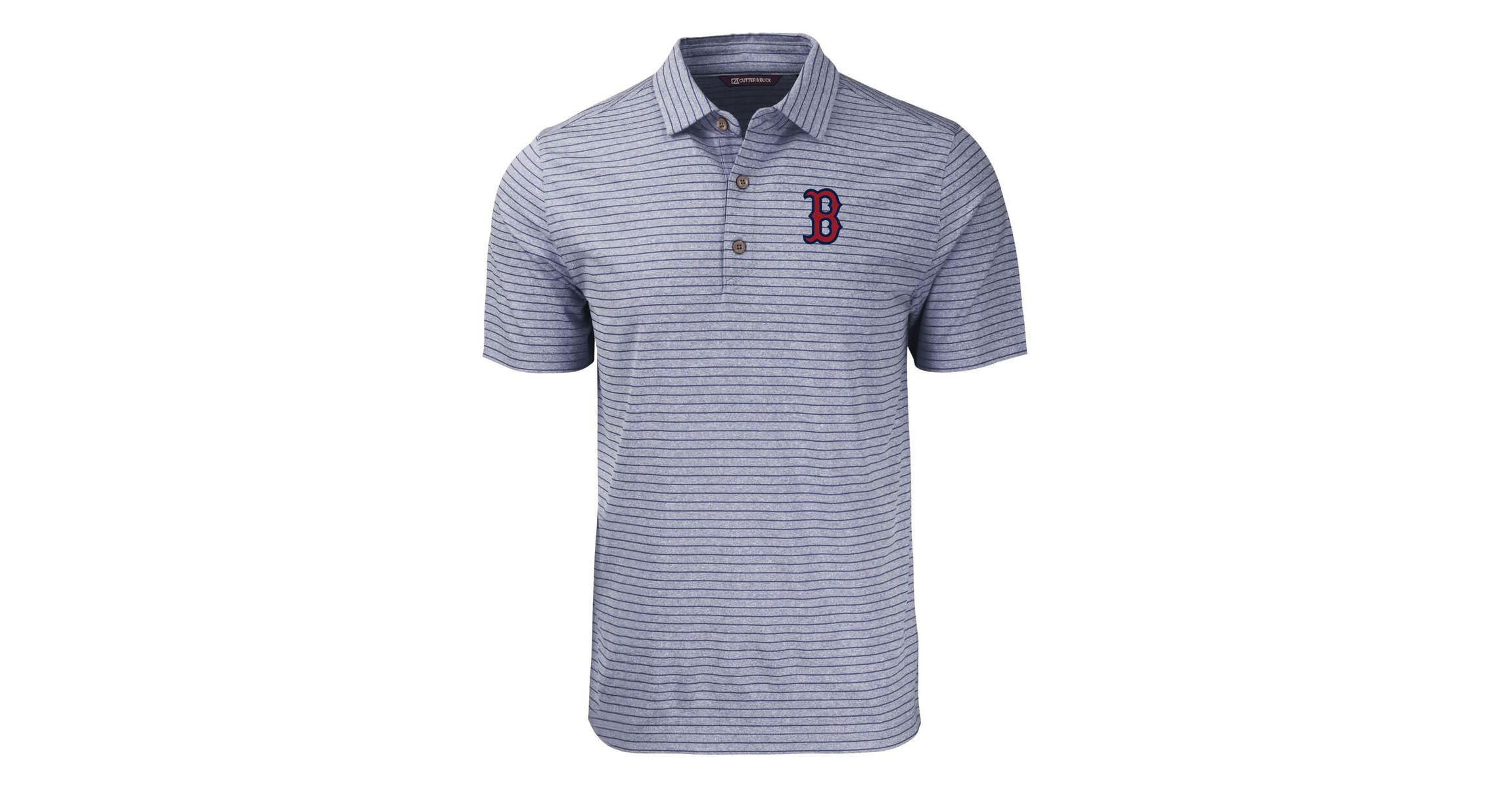 Boston Red Sox MLB Boston Sox Forge Eco ed Stripe Stretch Recycled Polo