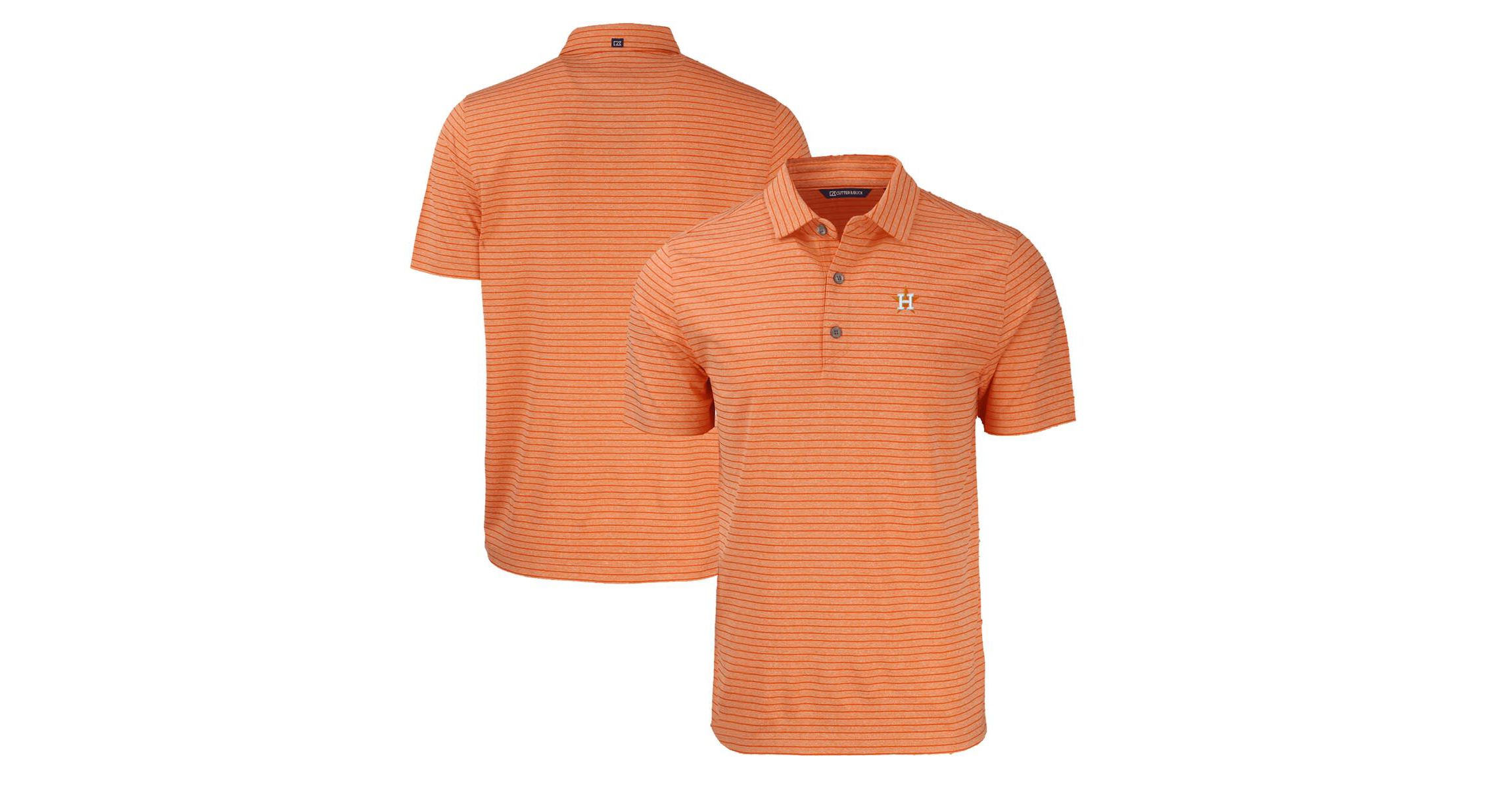 MLB Houston Astros Forge Eco ed Stripe Stretch Recycled Polo