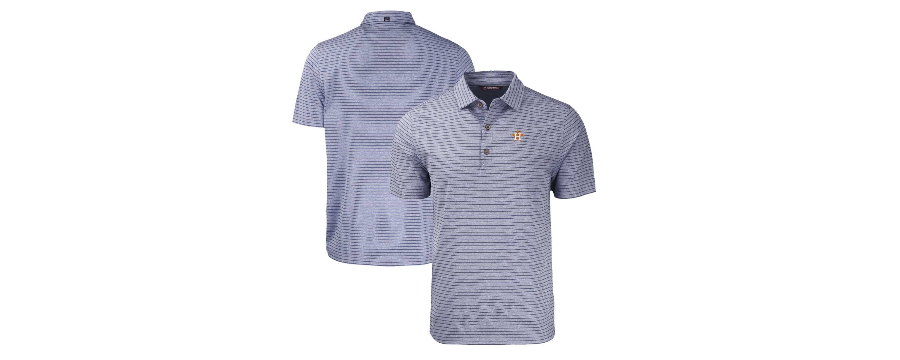 MLB Houston Astros Forge Eco ed Stripe Stretch Recycled Polo