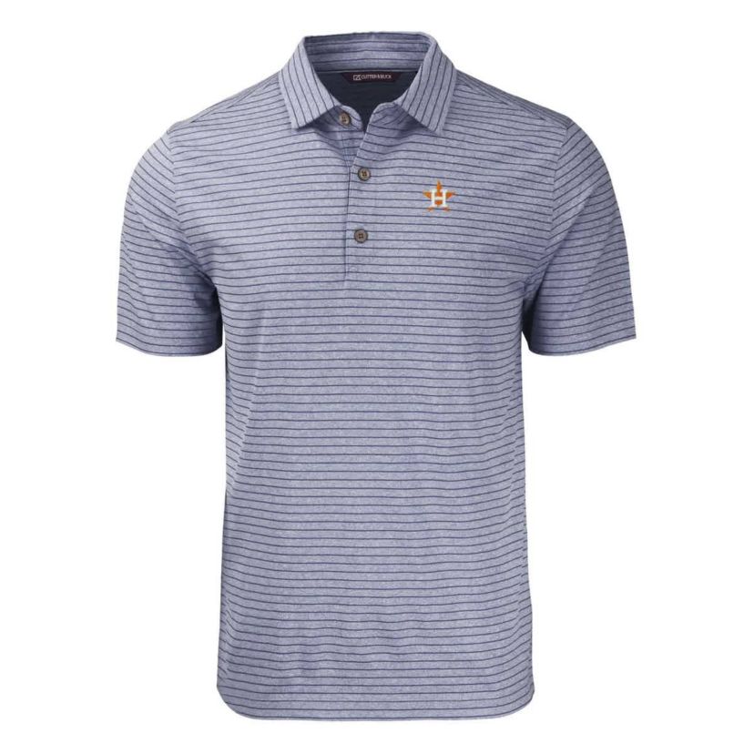 MLB Houston Astros Forge Eco ed Stripe Stretch Recycled Polo