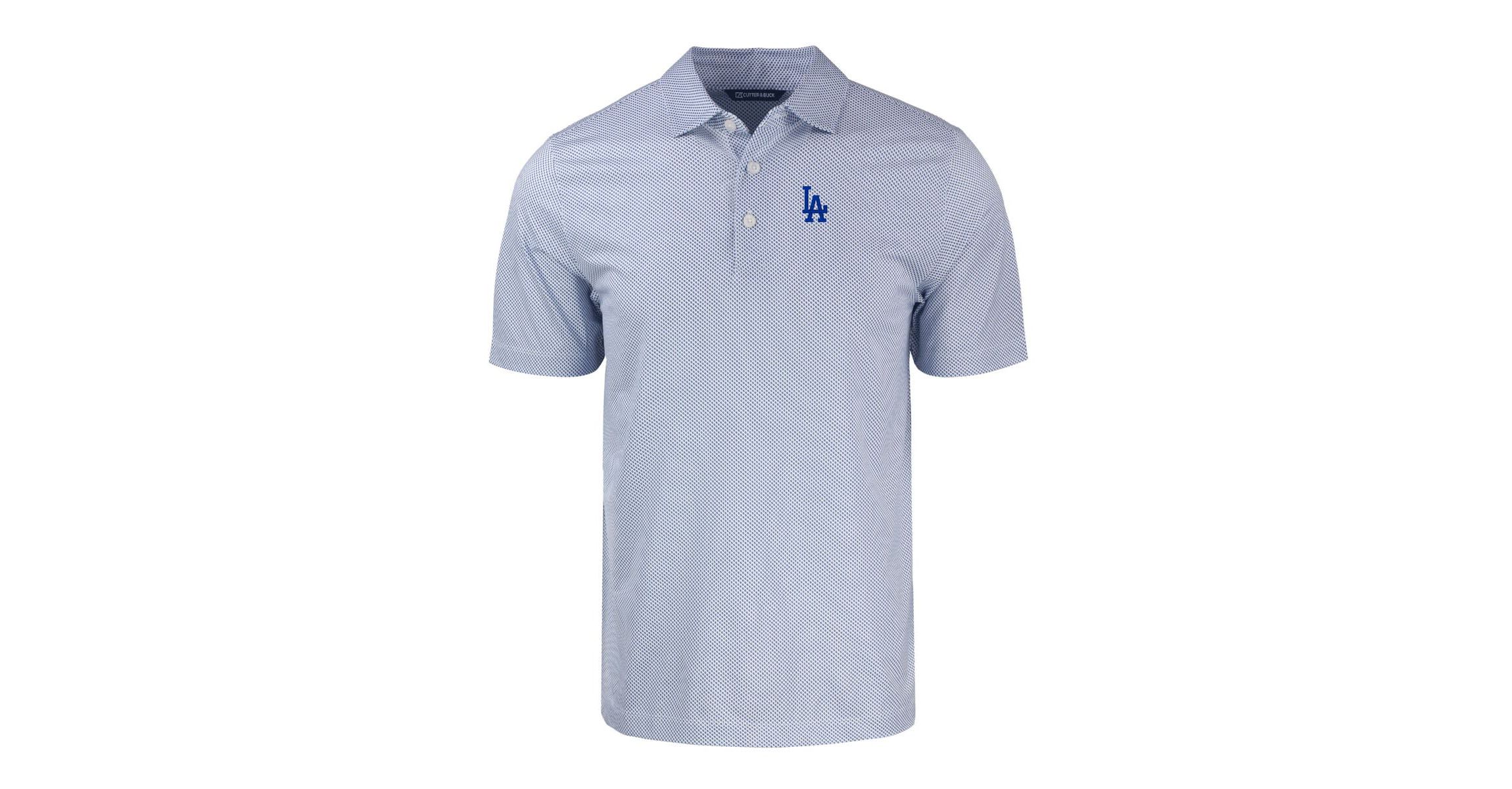 MLB Los Angeles Dodgers Pike Eco Symmetry Print Stretch Recycled Polo