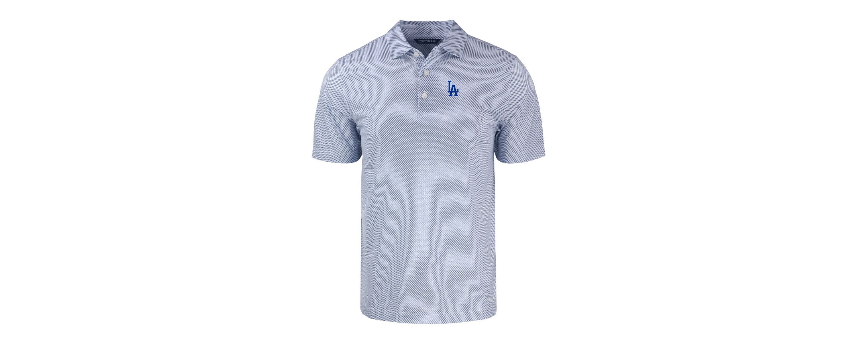 MLB Los Angeles Dodgers Pike Eco Symmetry Print Stretch Recycled Polo
