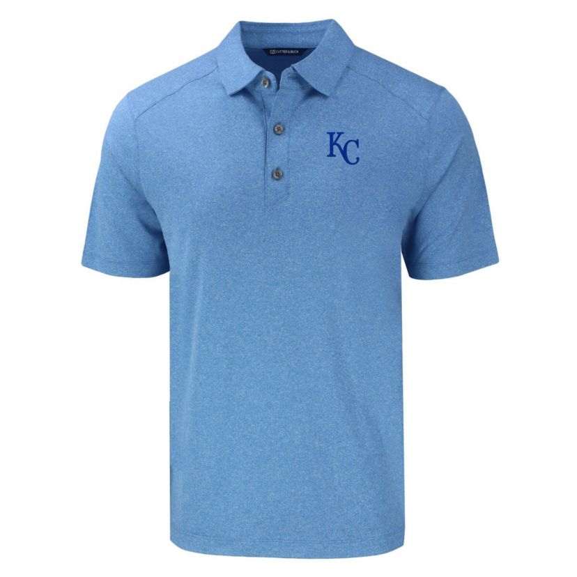 MLB Powder Kansas City Royals Forge Eco Stretch Recycled Polo