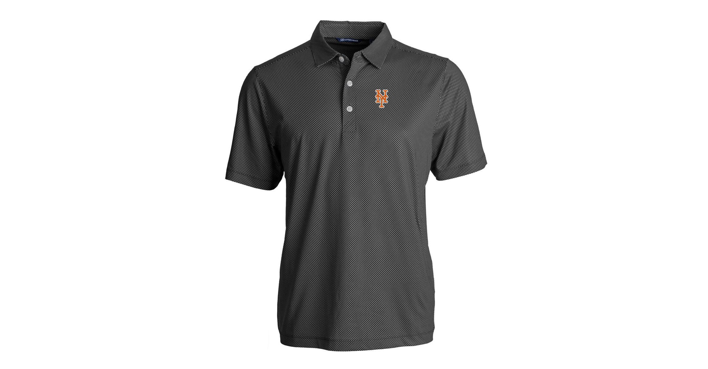 MLB New York Mets Pike Eco Symmetry Print Stretch Recycled Polo