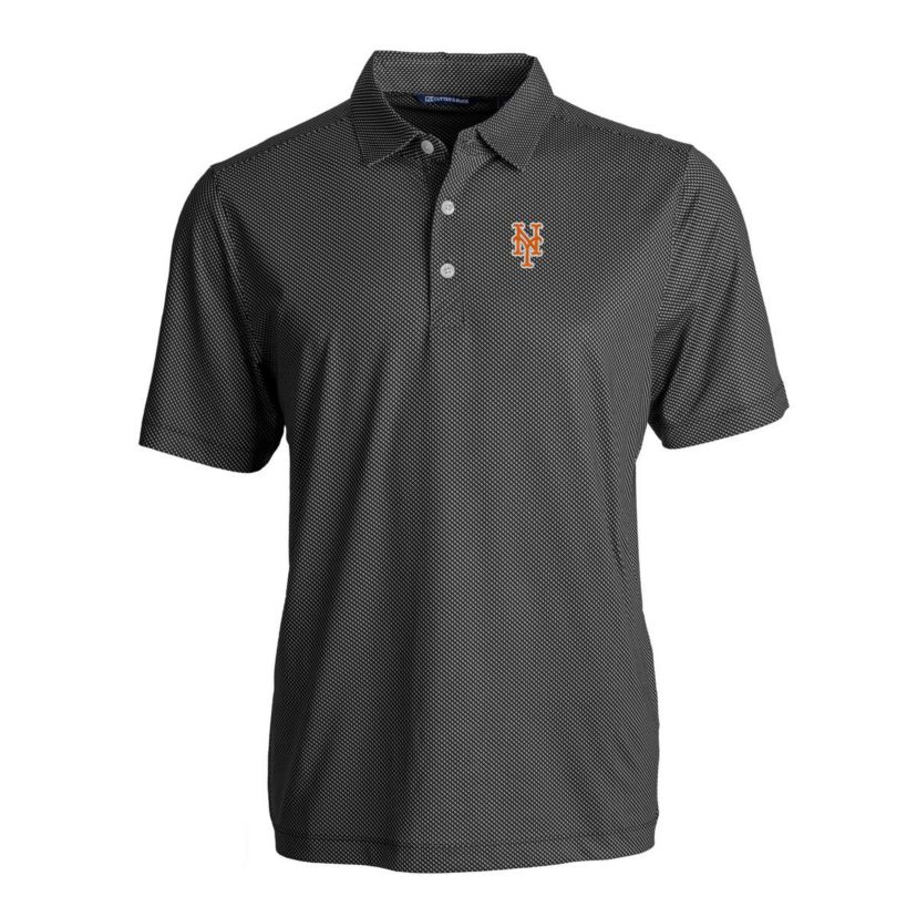 MLB New York Mets Pike Eco Symmetry Print Stretch Recycled Polo