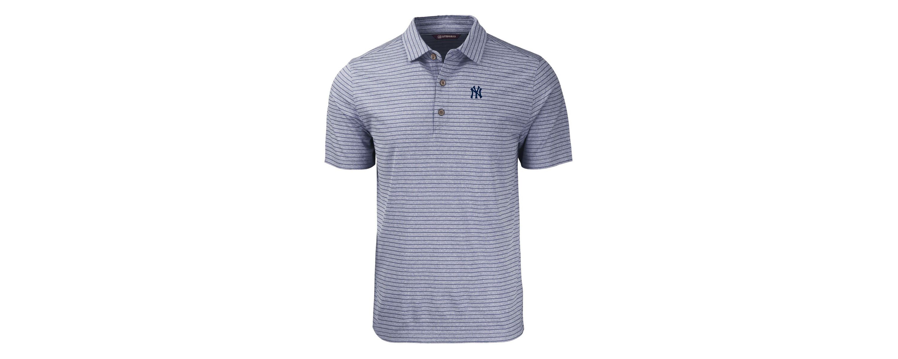 MLB New York Yankees Forge Eco ed Stripe Stretch Recycled Polo