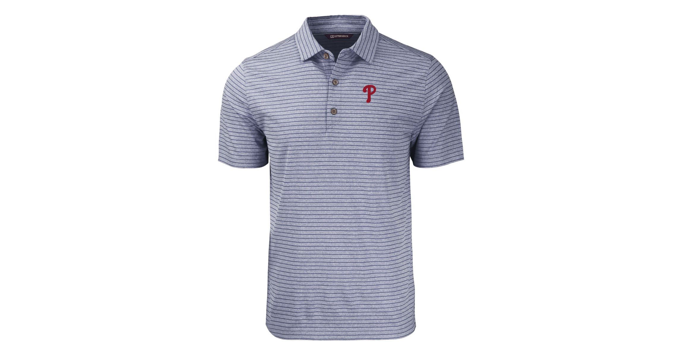 MLB Philadelphia Phillies Forge Eco ed Stripe Stretch Recycled Polo