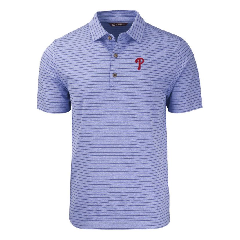 MLB Philadelphia Phillies Forge Eco ed Stripe Stretch Recycled Polo
