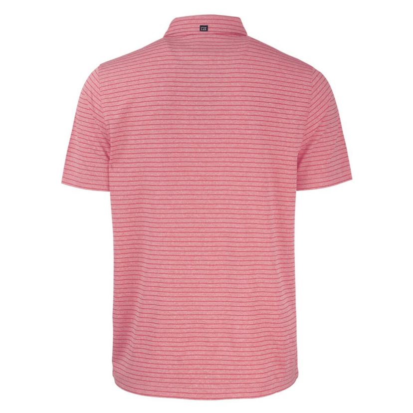 MLB Texas Rangers Forge Eco ed Stripe Stretch Recycled Polo