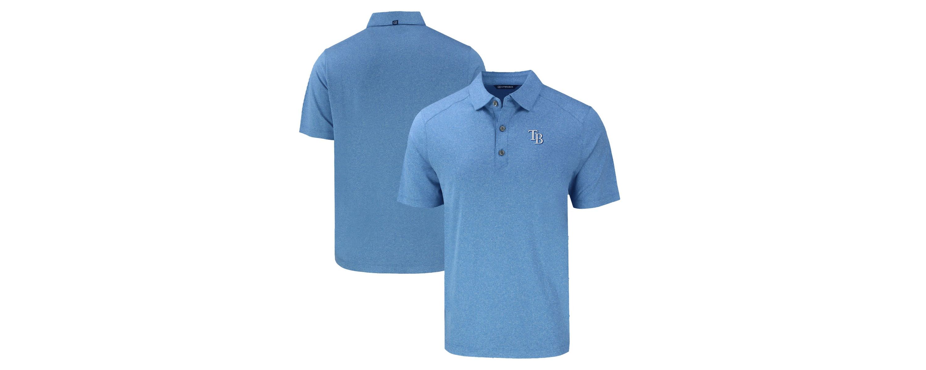 MLB Powder Tampa Bay Rays Forge Eco Stretch Recycled Polo