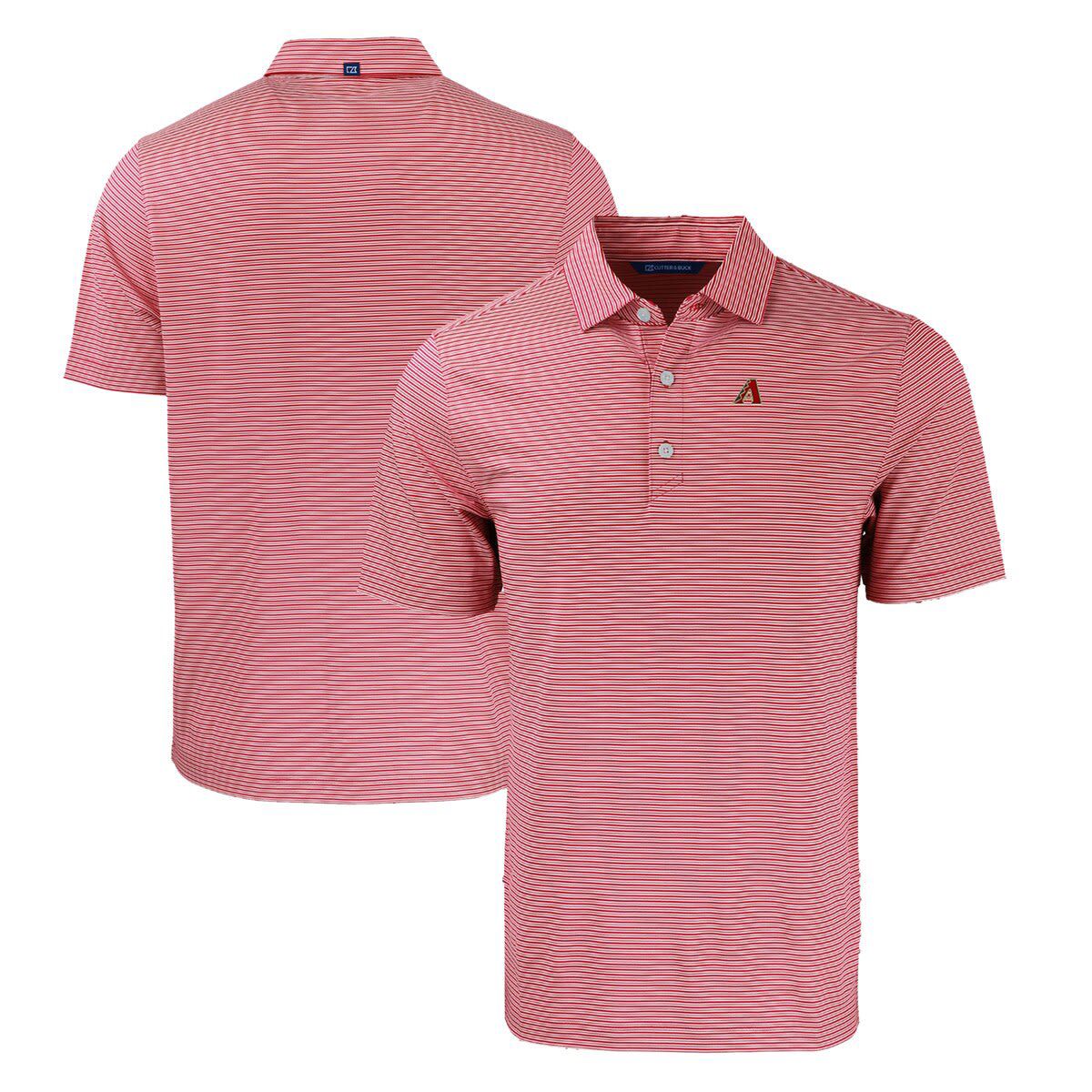 MLB Arizona Diamondbacks Forge Eco Double Stripe Stretch Recycled Polo