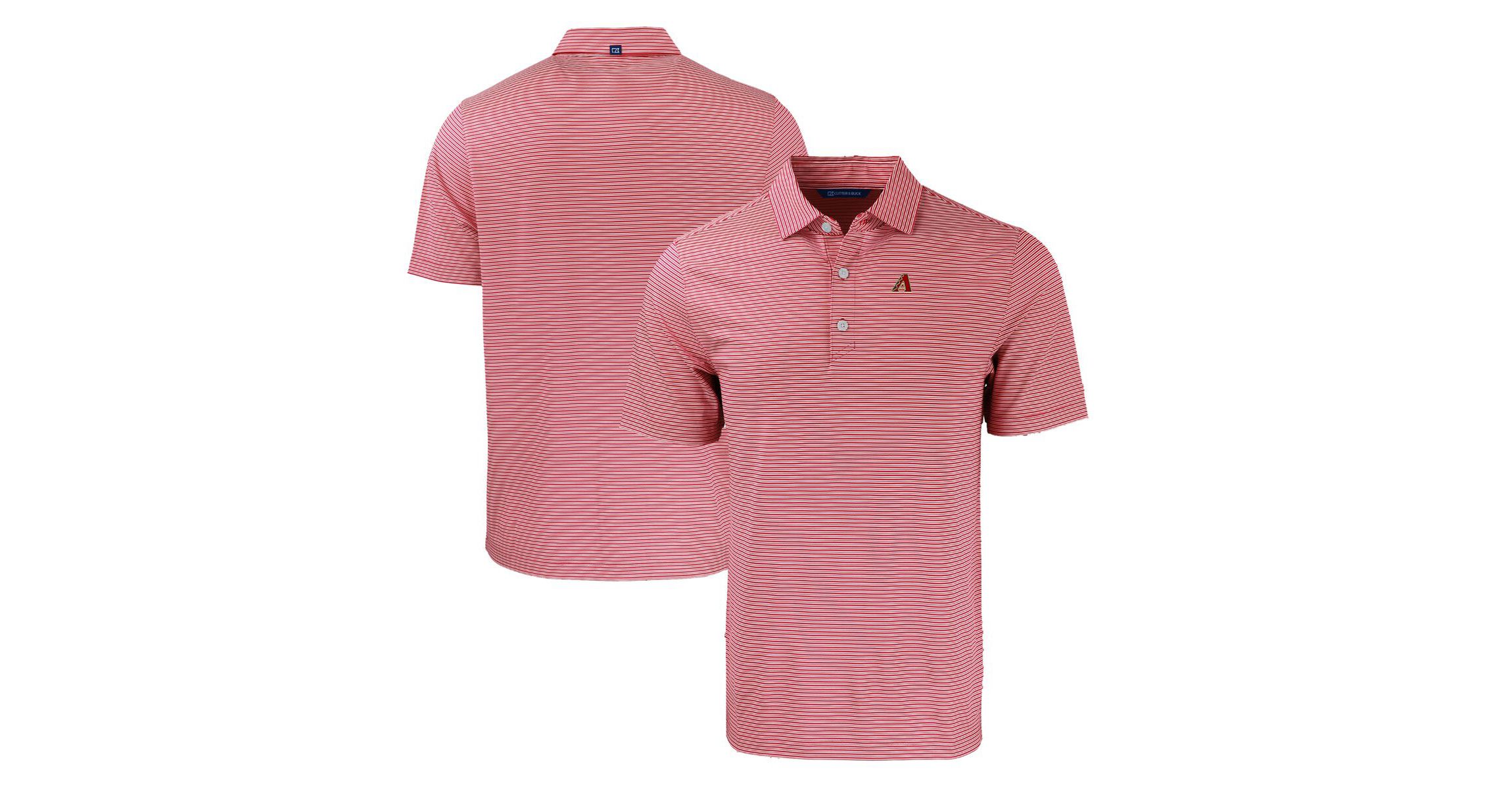 MLB Arizona Diamondbacks Forge Eco Double Stripe Stretch Recycled Polo