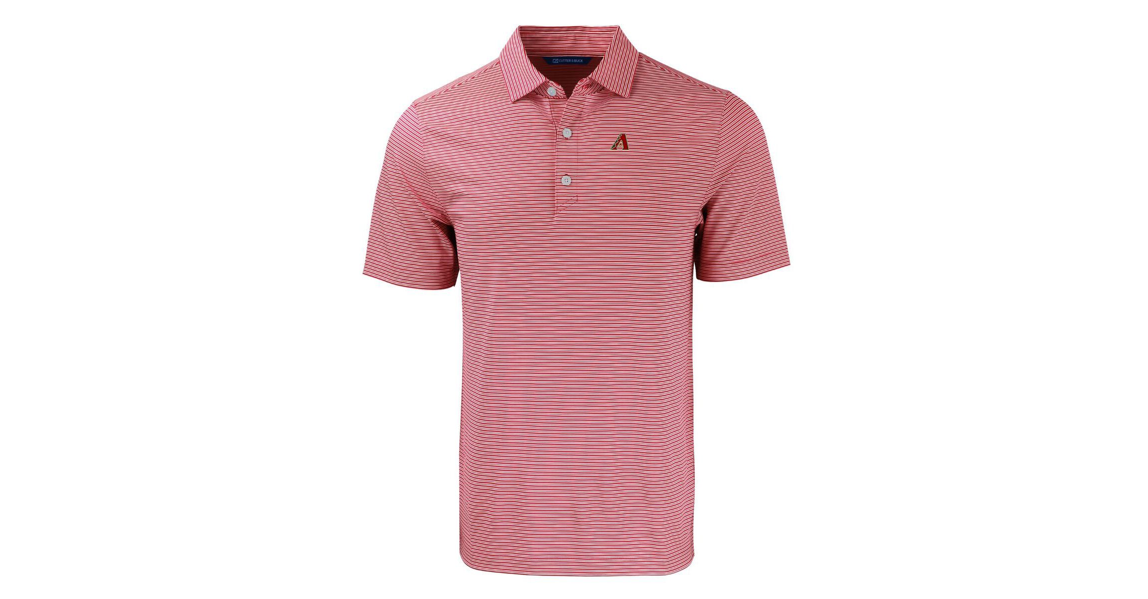 MLB Arizona Diamondbacks Forge Eco Double Stripe Stretch Recycled Polo