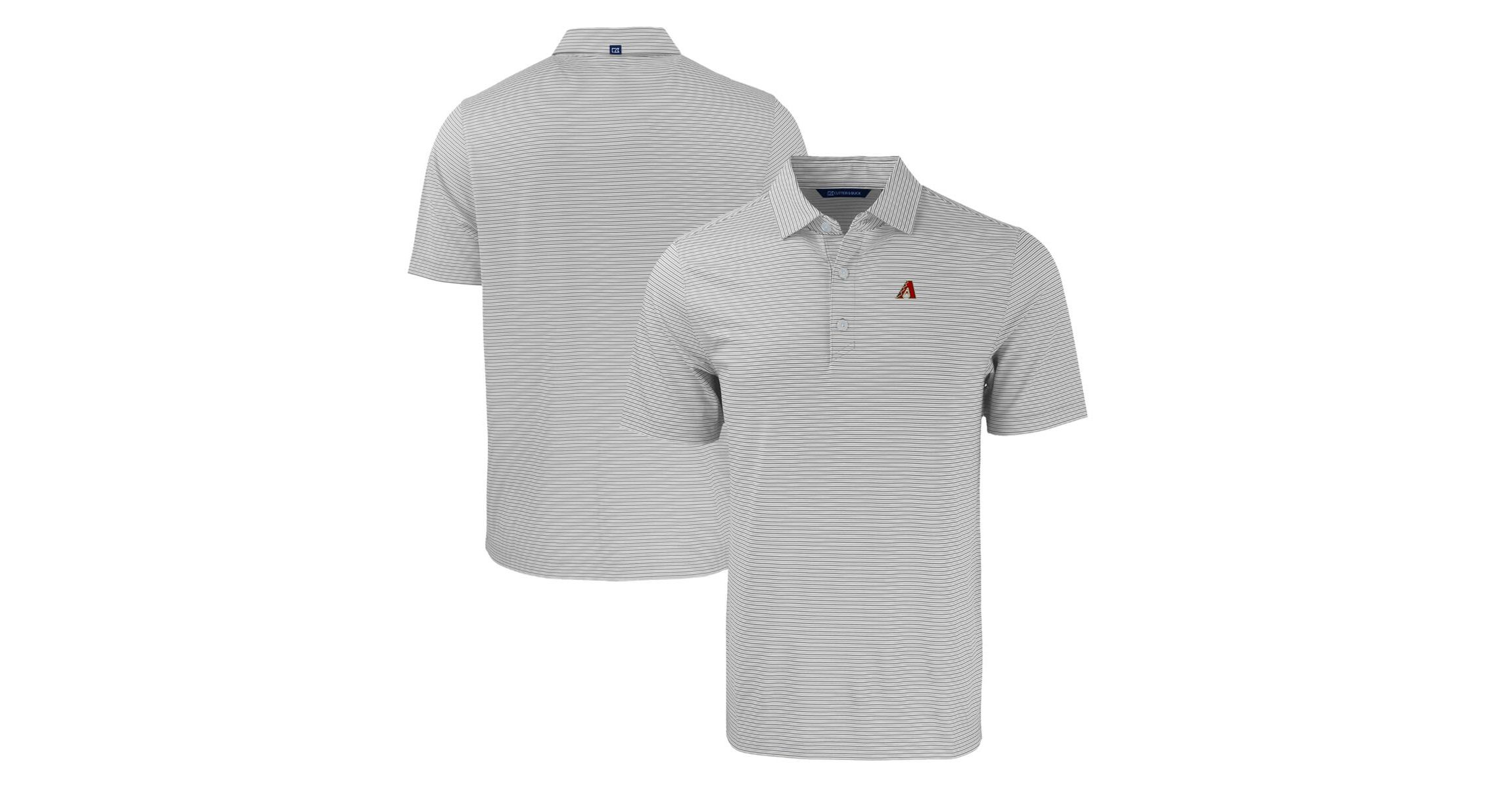 MLB Arizona Diamondbacks Forge Eco Double Stripe Stretch Recycled Polo