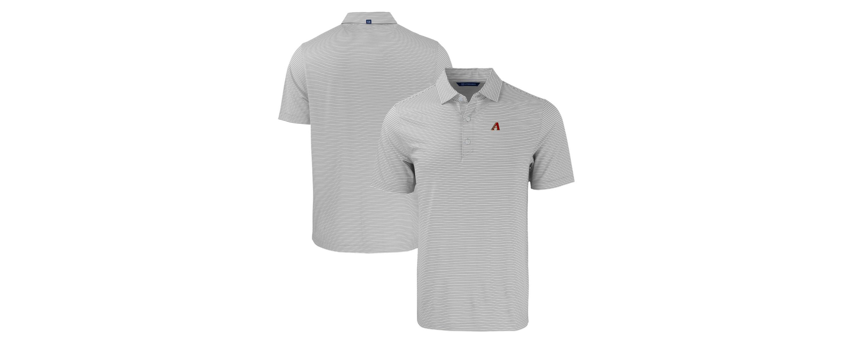 MLB Arizona Diamondbacks Forge Eco Double Stripe Stretch Recycled Polo