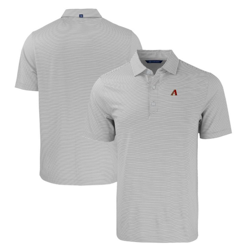 MLB Arizona Diamondbacks Forge Eco Double Stripe Stretch Recycled Polo