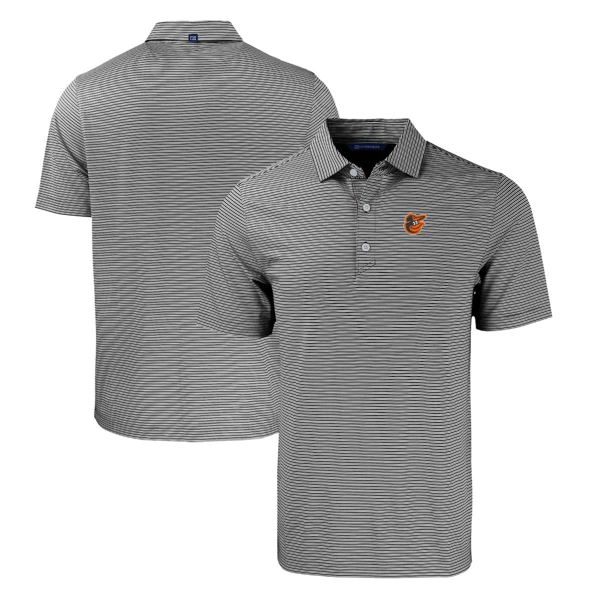MLB Baltimore Orioles Forge Eco Double Stripe Stretch Recycled Polo