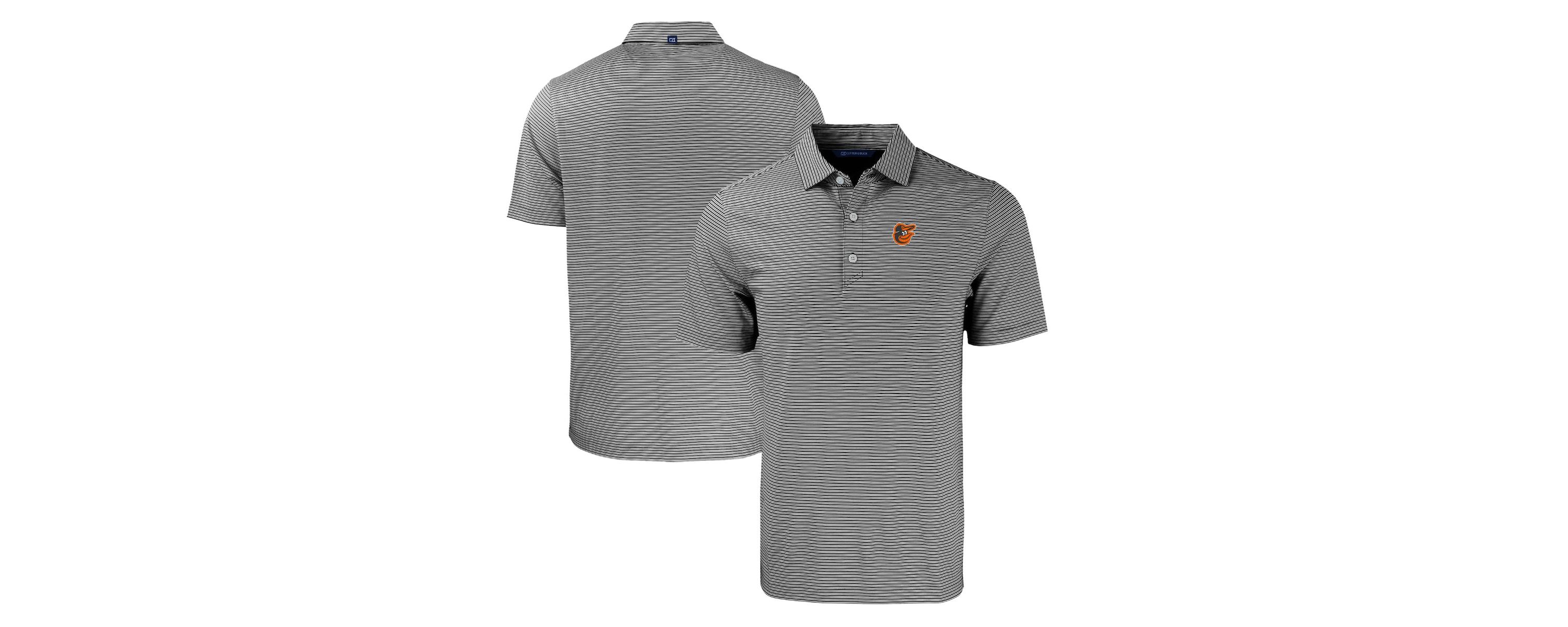 MLB Baltimore Orioles Forge Eco Double Stripe Stretch Recycled Polo