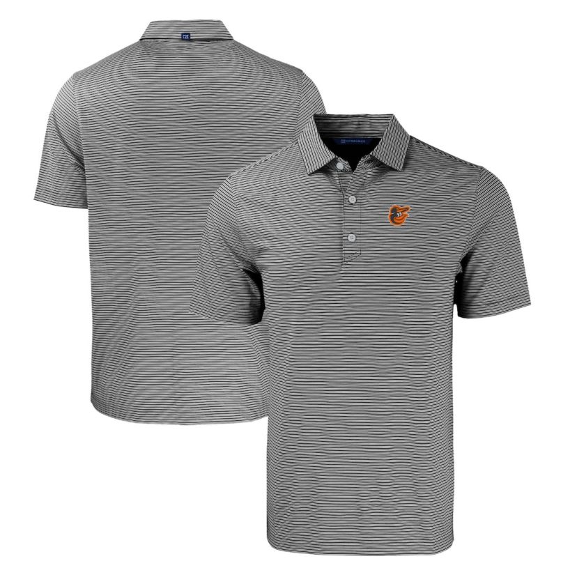 MLB Baltimore Orioles Forge Eco Double Stripe Stretch Recycled Polo