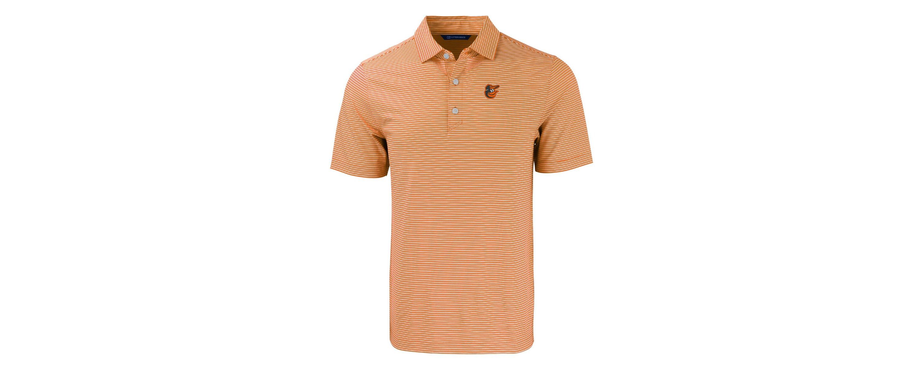 MLB Baltimore Orioles Forge Eco Double Stripe Stretch Recycled Polo