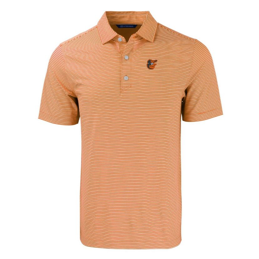 MLB Baltimore Orioles Forge Eco Double Stripe Stretch Recycled Polo