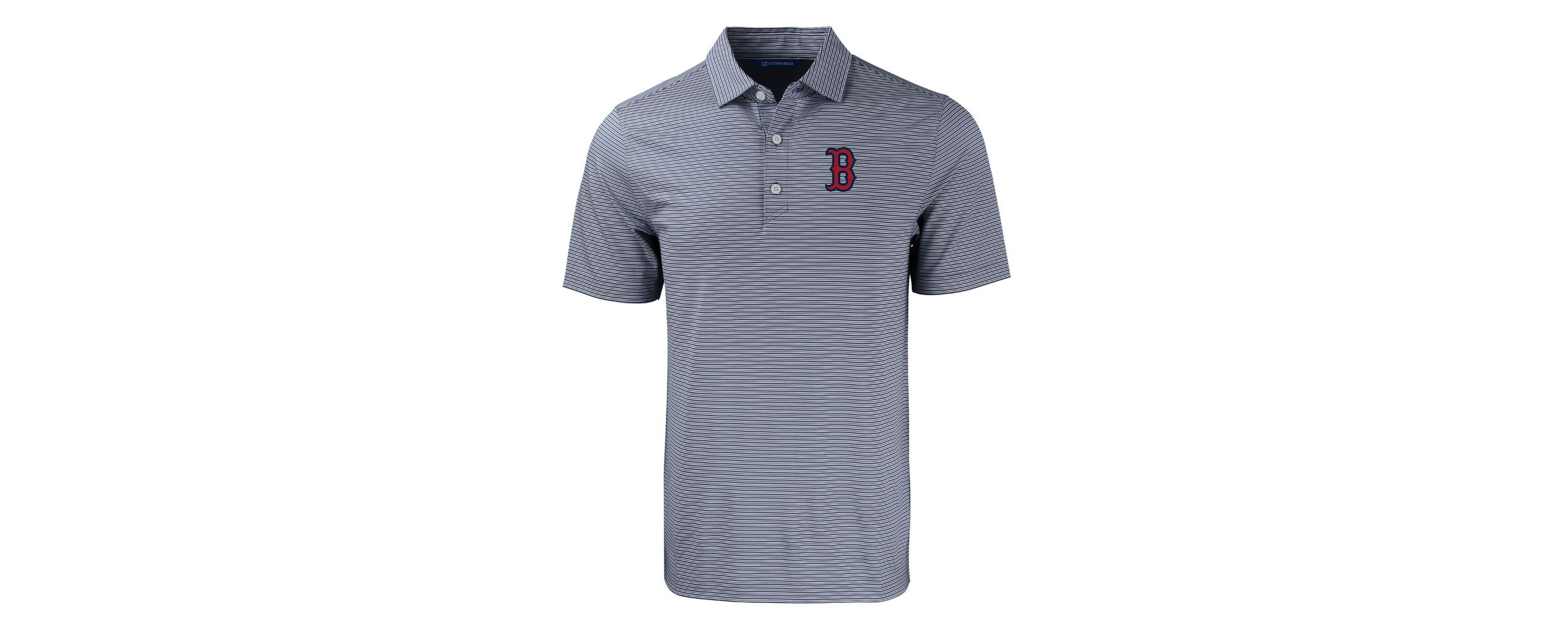 Boston Red Sox MLB Boston Sox Forge Eco Double Stripe Stretch Recycled Polo